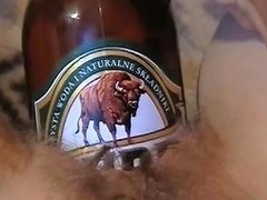 Beer Bottle In Cunt Free Amateur Porn Video 0f Xhamster